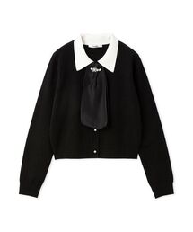 SNIDEL | タイ付きビジューカーディガン(カーディガン/ボレロ)