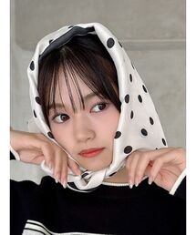 RESEXXY | 大判ドットスカーフ(ストール/ショール)