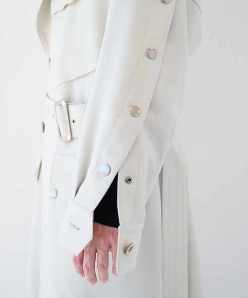 UJOH(ウジョー)の「【UJOH HOMME】別注 Motorcycle Coat(ダウンジャケット/コート・メンズ・ブラック/クリーム・5/4)」の21枚目の写真