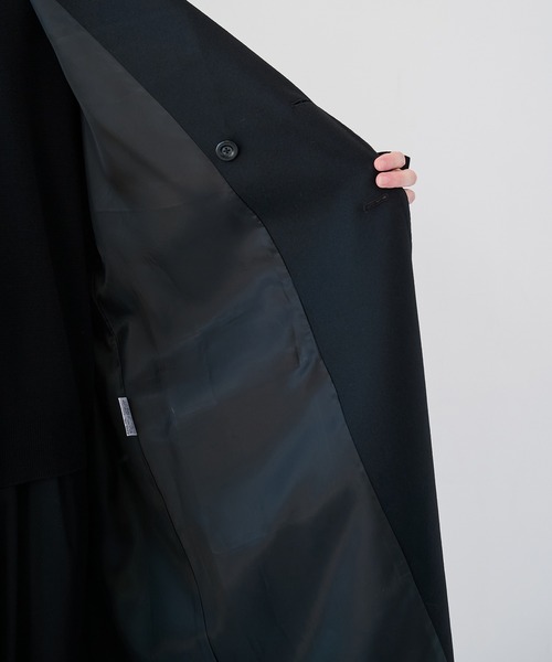 UJOH(ウジョー)の「【UJOH HOMME】別注 Motorcycle Coat(ダウンジャケット/コート・メンズ・ブラック/クリーム・5/4)」の12枚目の写真