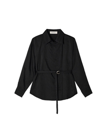 Dakota Belt Blouse _ Black