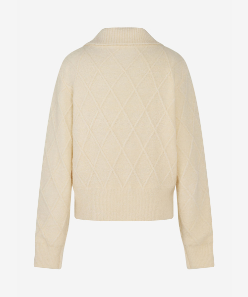LORDLOAR(ロードロアル)の「ケーブル防風ジップアップニットクリーム(ニット/セーター・レディース・その他・SMALL/MEDIUM)」の8枚目の写真