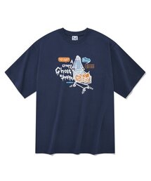 ゴースト 半袖Tシャツ ネイビー