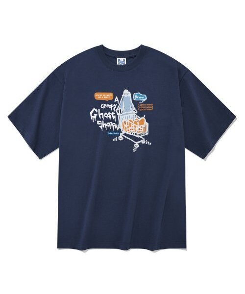 RADINEO(ラディネオ)の「ゴースト 半袖Tシャツ ネイビー(Tシャツ/カットソー・メンズ・その他・LARGE/MEDIUM/SMALL/X-LARGE)」の1枚目の写真
