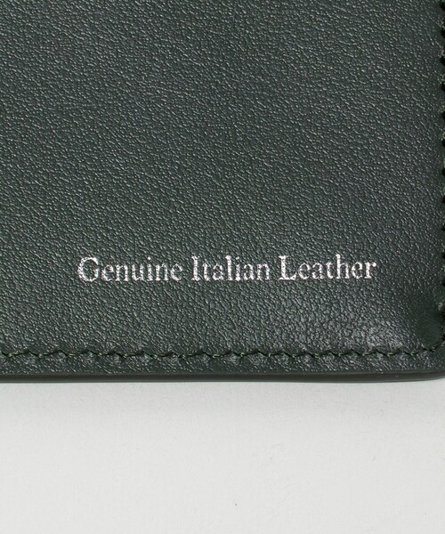 green label relaxing（グリーンレーベルリラクシング）の「GLR イタリアンレザー IDケース 定期入れ パスケース（パスケース・メンズ・ブラック/ダークグリーン・FREE）」の3枚目の写真