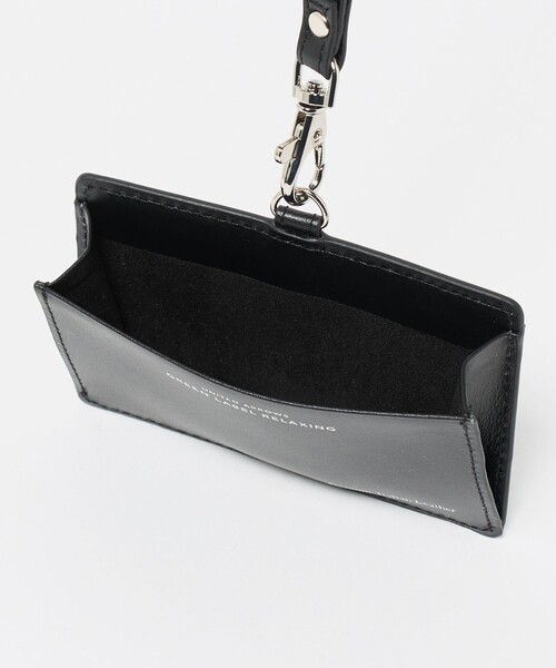 green label relaxing（グリーンレーベルリラクシング）の「GLR イタリアンレザー IDケース 定期入れ パスケース（パスケース・メンズ・ブラック/ダークグリーン・FREE）」の5枚目の写真