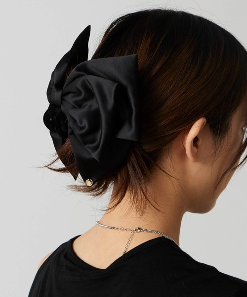TRESSE（トレス）の「TRESSE/トレス classic ruban clip サテン生地