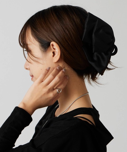 TRESSE（トレス）の「TRESSE/トレス classic ruban clip サテン生地
