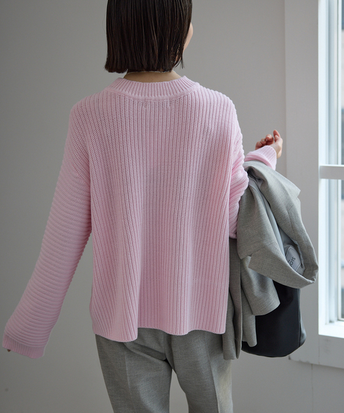 バルキーコットンプルオーバー（ニット/セーター）｜SLOBE IENA