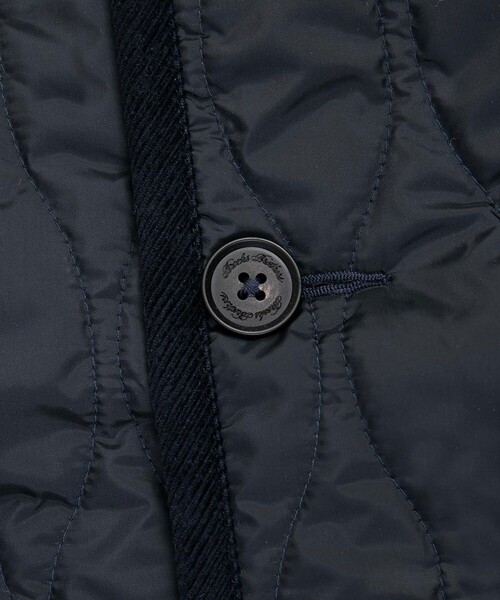 BROOKS BROTHERS(ブルックスブラザーズ)の「Brooks Brothers×LAVENHAM イブシャム キルティングノーカラーコート Made in UK(その他アウター・レディース・ブラウン/ダークネイビー・X-SMALL/SMALL/MEDIUM)」の15枚目の写真