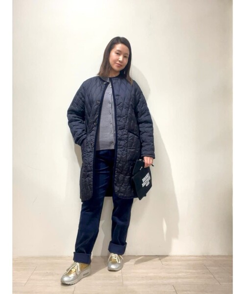 BROOKS BROTHERS(ブルックスブラザーズ)の「Brooks Brothers×LAVENHAM イブシャム キルティングノーカラーコート Made in UK(その他アウター・レディース・ブラウン/ダークネイビー・X-SMALL/SMALL/MEDIUM)」の19枚目の写真