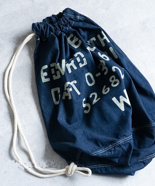 セール】M37デニムランドリーバッグステンシル（ショルダーバッグ