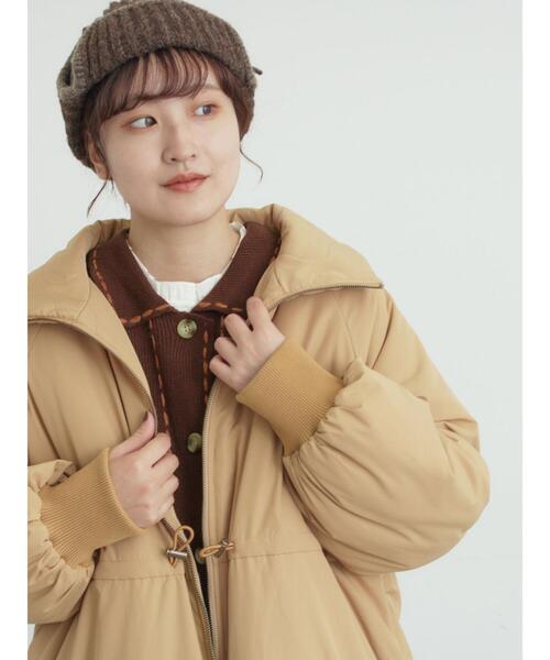 Samansa Mos2（サマンサ モスモス）の「◎ステッチカーディガン（カーディガン/ボレロ・レディース・ブルー/ブラウン/キナリ・F）」の18枚目の写真