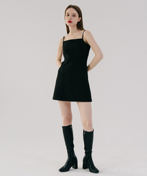 320SHOWROOM（320ショールーム）の「SHOULDER STRAP JENNIE TWEED TOP DRESS（ワンピース）」