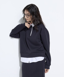 COMME CA Wardrobe | レーヨンミックスダンボール プルオーバー(Tシャツ/カットソー)