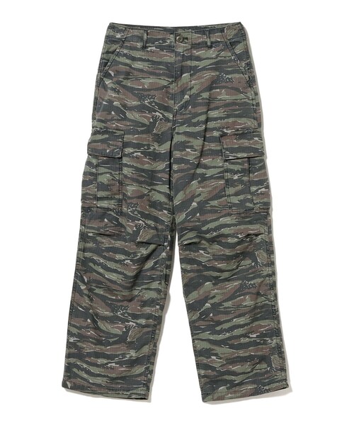 BEAMS BOY（ビームスボーイ）の「リップストップ ミリタリー パンツ（カーゴパンツ・レディース・ネイビー/チャコールグレー・0/2/1）」の20枚目の写真