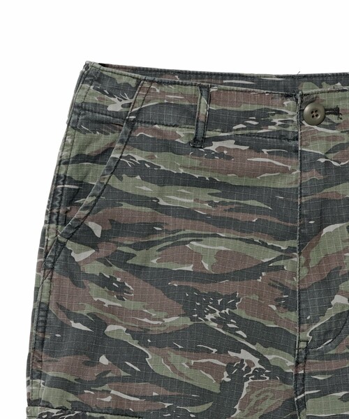 BEAMS BOY（ビームスボーイ）の「リップストップ ミリタリー パンツ（カーゴパンツ・レディース・ネイビー/チャコールグレー・0/2/1）」の22枚目の写真