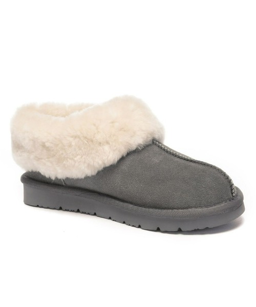 EVERAU（エヴァーユー）の「【EVERAU】 Homey Slipper Suede（ブーツ・レディース・グレー/ブラウン・6/7/8）」の17枚目の写真