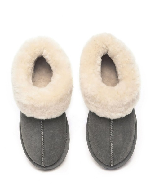 EVERAU（エヴァーユー）の「【EVERAU】 Homey Slipper Suede（ブーツ・レディース・グレー/ブラウン・6/7/8）」の22枚目の写真