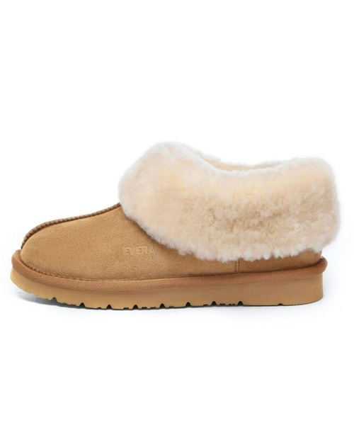 EVERAU（エヴァーユー）の「【EVERAU】 Homey Slipper Suede（ブーツ・レディース・グレー/ブラウン・6/7/8）」の8枚目の写真