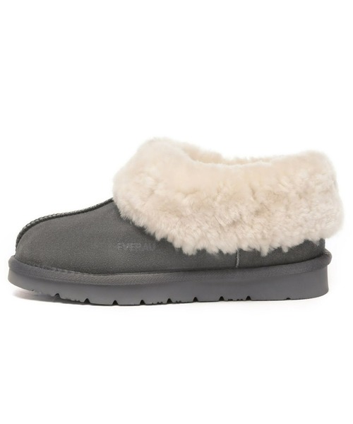 EVERAU（エヴァーユー）の「【EVERAU】 Homey Slipper Suede（ブーツ・レディース・グレー/ブラウン・6/7/8）」の16枚目の写真