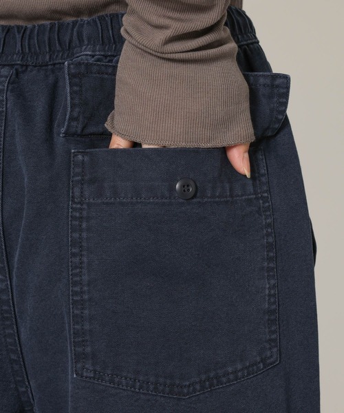 BABYLONE(バビロン)の「ダックベイカーパンツ(その他パンツ・レディース・ネイビー/ライトベージュ・36inch/34inch)」の9枚目の写真