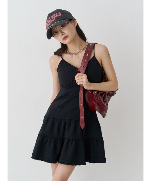 jouetie（ジュエティ）の「スタッズロゴキャップ（キャップ・レディース・ブルー/ブラック/ブラウン・FREE）」の15枚目の写真