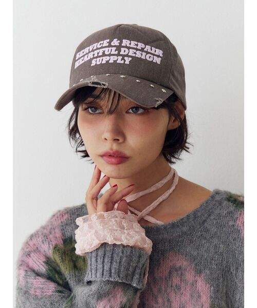 jouetie（ジュエティ）の「スタッズロゴキャップ（キャップ・レディース・ブルー/ブラック/ブラウン・FREE）」の16枚目の写真