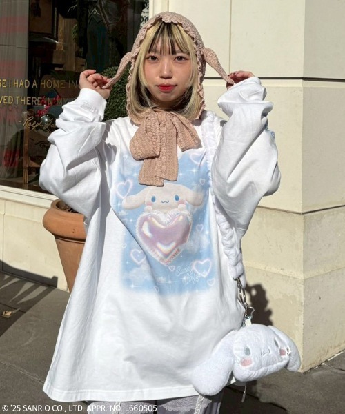 Candy Stripper（キャンディストリッパー）の「【CINNAMOROLL】WITH PEPE STAR ポシェット（ショルダーバッグ・レディース・オフホワイト・FREE）」の14枚目の写真