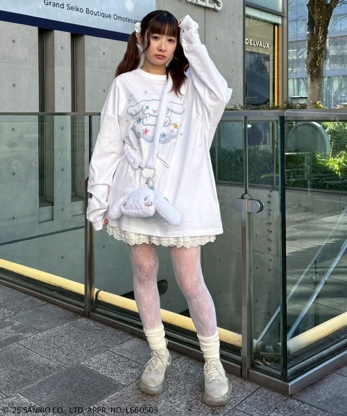 Candy Stripper（キャンディストリッパー）の「【CINNAMOROLL】WITH PEPE STAR ポシェット（ショルダーバッグ・レディース・オフホワイト・FREE）」の17枚目の写真