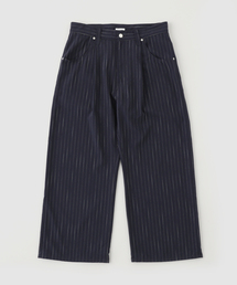 JIEDA / ジエダ STRIPE WIDE ONE TUCK PANTS