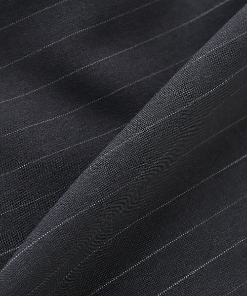 PULP/417EDIFICE（パルプフォーワンセブンエディフィス）の「JIEDA / ジエダ STRIPE WIDE ONE TUCK PANTS（その他パンツ・メンズ・グレー/ネイビー・1/2）」の8枚目の写真