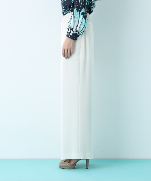 PINKY&DIANNE（ピンキーアンドダイアン）の「◆サテンワイドパンツ（その他パンツ・レディース・ベージュ系その他5/ホワイト系その他2/ブラック・38）」の16枚目の写真