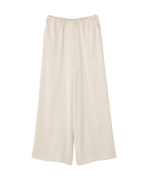 PINKY&DIANNE（ピンキーアンドダイアン）の「◆サテンワイドパンツ（その他パンツ・レディース・ベージュ系その他5/ホワイト系その他2/ブラック・38）」の4枚目の写真