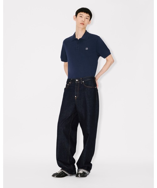 KENZO（ケンゾー）の「'Boke Flower' スリム ポロ イン コットン（ポロシャツ・メンズ・ブルー系その他4・MEDIUM/SMALL/LARGE/X-LARGE）」の5枚目の写真