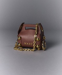 MASU（エムエーエスユー）の「【M A S U】LEATHER CAKE BAG PETIT（かごバッグ）」