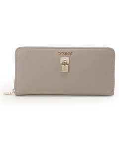 ユキテキパパ 新品未使用品 GUESS 長財布＆限定ノベルティ GUESS（ゲス） 財布 長財布 SG766251 BLACK ゲスプレートデザイン