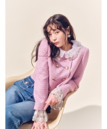 LILY BROWN（リリーブラウン）｜ジャケット/アウター（ピンク系）一覧