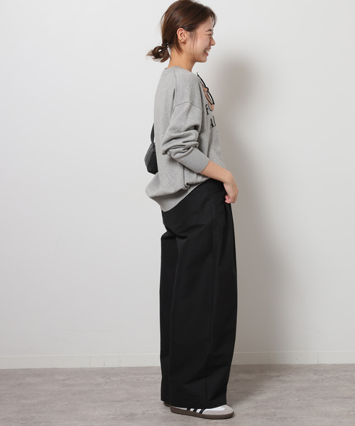 JOURNAL STANDARD relume(ジャーナルスタンダード レリューム)の「《追加》2タックワイドパンツ(チノパンツ・レディース・ブラック/ベージュ/カーキ・36/38)」の9枚目の写真