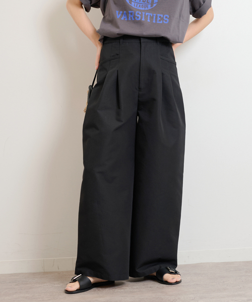 JOURNAL STANDARD relume(ジャーナルスタンダード レリューム)の「《追加》2タックワイドパンツ(チノパンツ・レディース・ブラック/ベージュ/カーキ・36/38)」の16枚目の写真