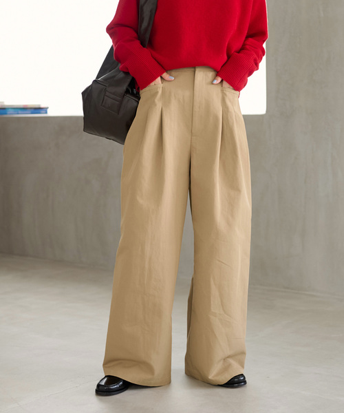 追加》2タックワイドパンツ（チノパンツ）｜JOURNAL STANDARD relume
