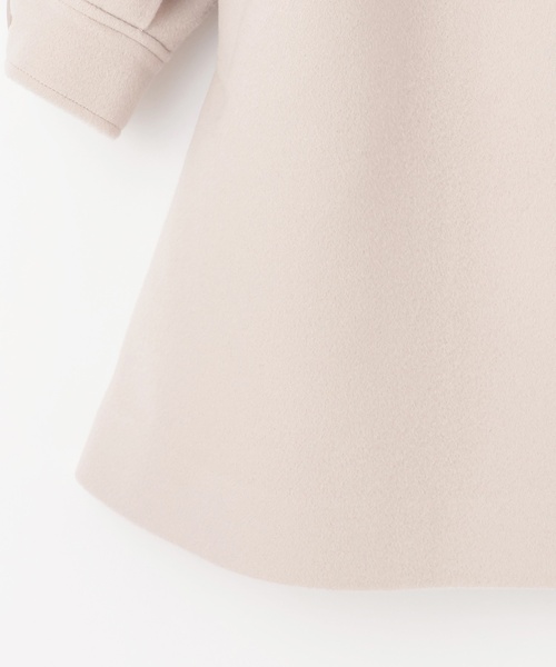 mezzo piano Junior(メゾピアノジュニア)の「フェイクファー衿つきミドルコート(ダッフルコート・キッズ・トップグレー/ライトベージュ/ネイビー・L:160cm/M:150cm/S:140cm)」の16枚目の写真