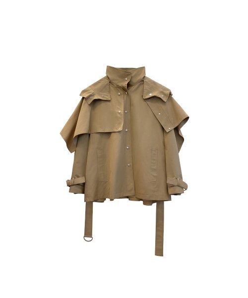 MMAM(ムアム)の「Short trench coat(トレンチコート・レディース・ベージュ・FREE)」の5枚目の写真