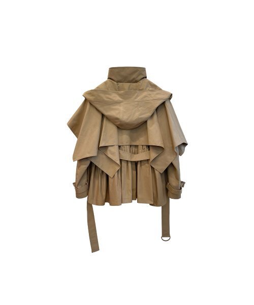 MMAM(ムアム)の「Short trench coat(トレンチコート・レディース・ベージュ・FREE)」の6枚目の写真