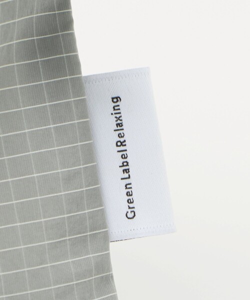 green label relaxing（グリーンレーベルリラクシング）の「巾着バッグ（大）（リップストック） / キッズ（トートバッグ・キッズ・ネイビー/グレー系・FREE）」の16枚目の写真