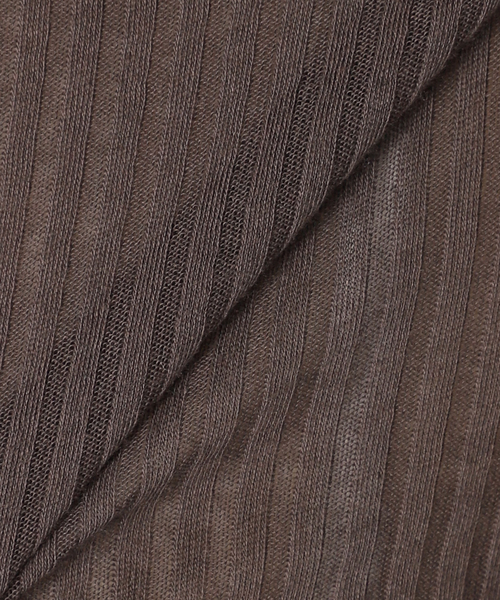 JOURNAL STANDARD（ジャーナルスタンダード）の「《追加》シアーテレコヘンリーネックプルオーバー（Tシャツ/カットソー・レディース・ホワイト系その他/ブラウン/イエロー系その他/モスグリーン・FREE）」の7枚目の写真