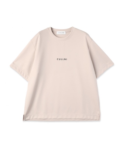 CULLNI（クルニ）の「CULLNI Logo Embroidery Short Sleeve Pullover（Tシャツ/カットソー・メンズ・ブラック/ダークブラウン/ホワイト/ネイビー/ベージュ/モカ・2/1/0）」の5枚目の写真
