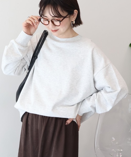 AMERICAN HOLIC（アメリカンホリック）の「コクーンスウェット（スウェット・レディース・ブラック/ネイビー/グレー系その他/ライトピンク・M/L）」の2枚目の写真