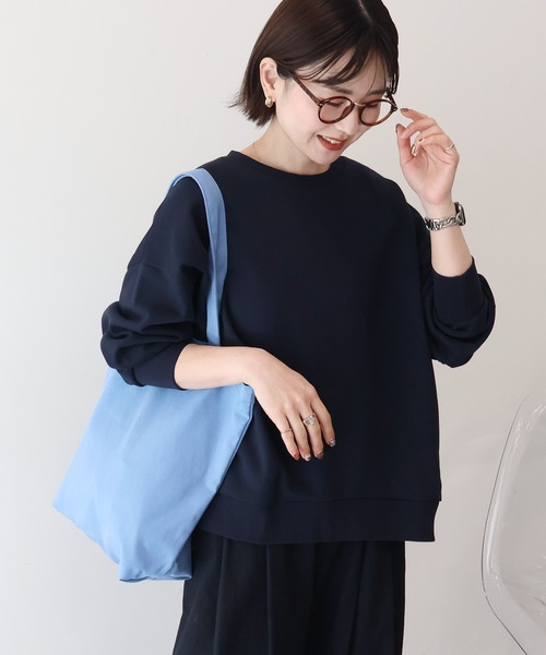 AMERICAN HOLIC（アメリカンホリック）の「コクーンスウェット（スウェット・レディース・ブラック/ネイビー/グレー系その他/ライトピンク・M/L）」の3枚目の写真