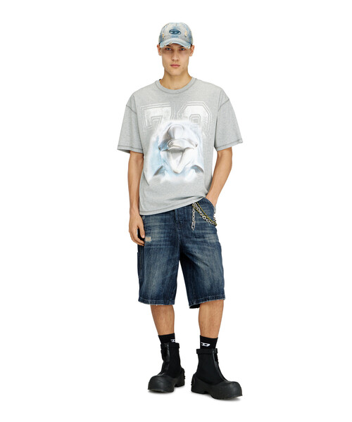 DIESEL(ディーゼル)の「メンズ ベースボールキャップ C-ENIC(キャップ・メンズ・インディゴブルー/ブラック系その他・02)」の9枚目の写真